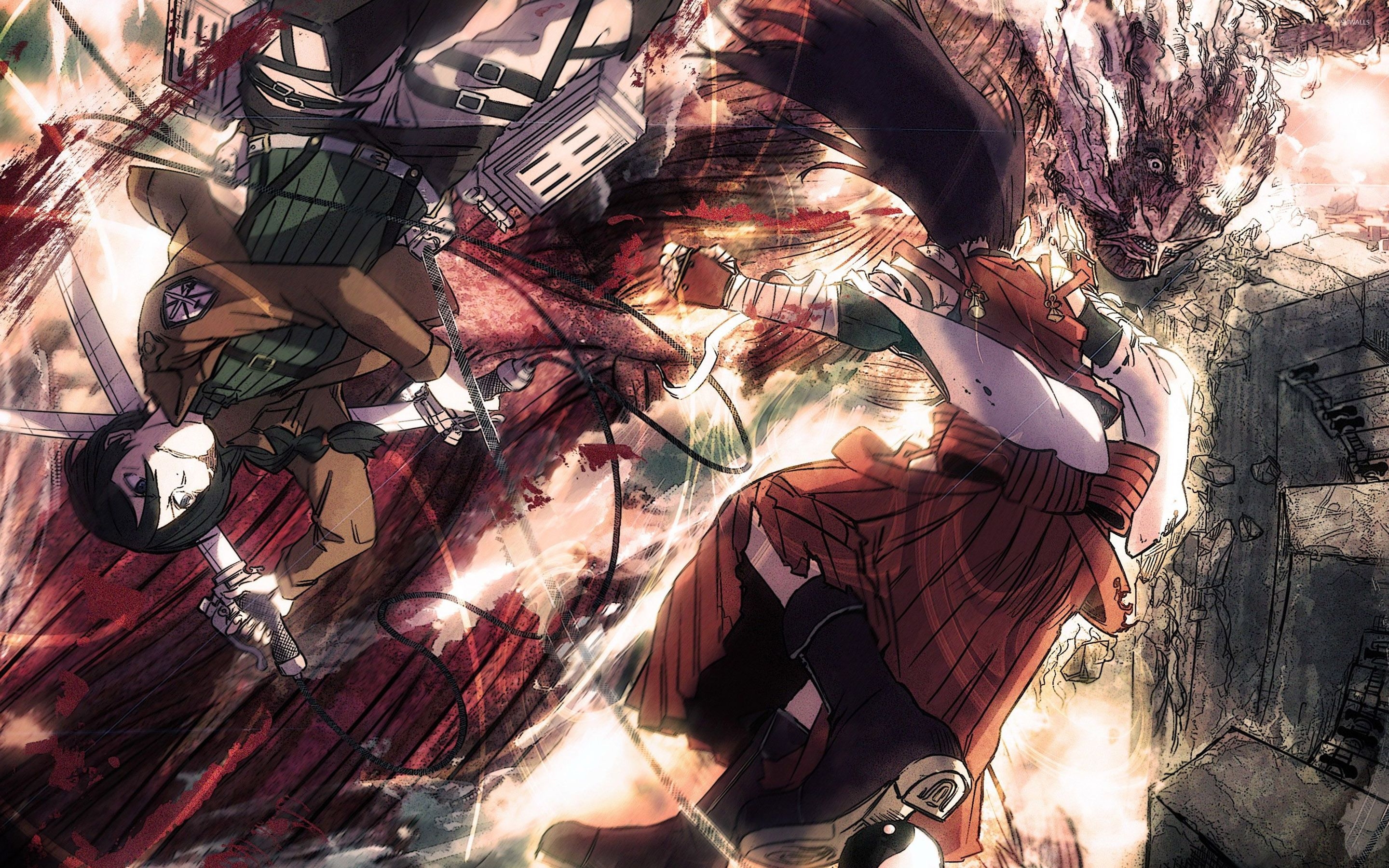 2880x1800 Attack On Titan Wallpaper Free Attack On Titan Background, Desktop