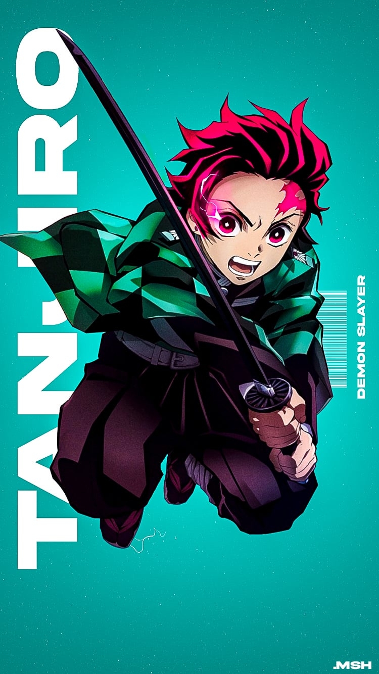 750x1340 Did an iPhone wallpaper for Tanjiro, Phone