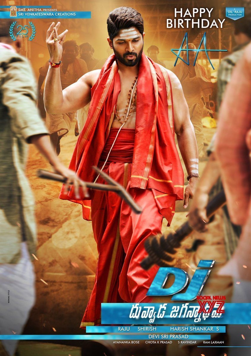 850x1200 Allu Arjun DJ Birthday HD Wallpaper News XYZ, Phone