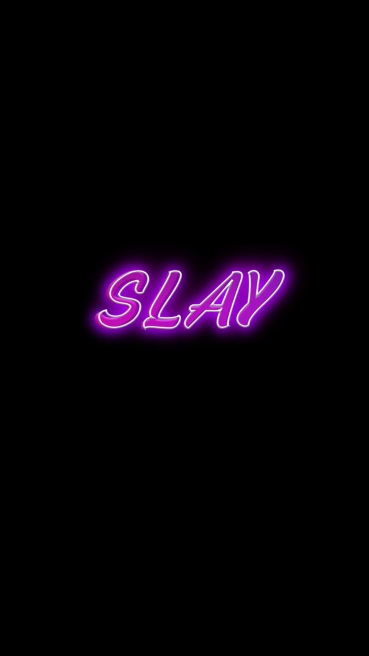 750x1340 neon #neonlights #neonlight #slay #wallpaper. Trendy wallpaper, Chill wallpaper, Boss up quotes, Phone