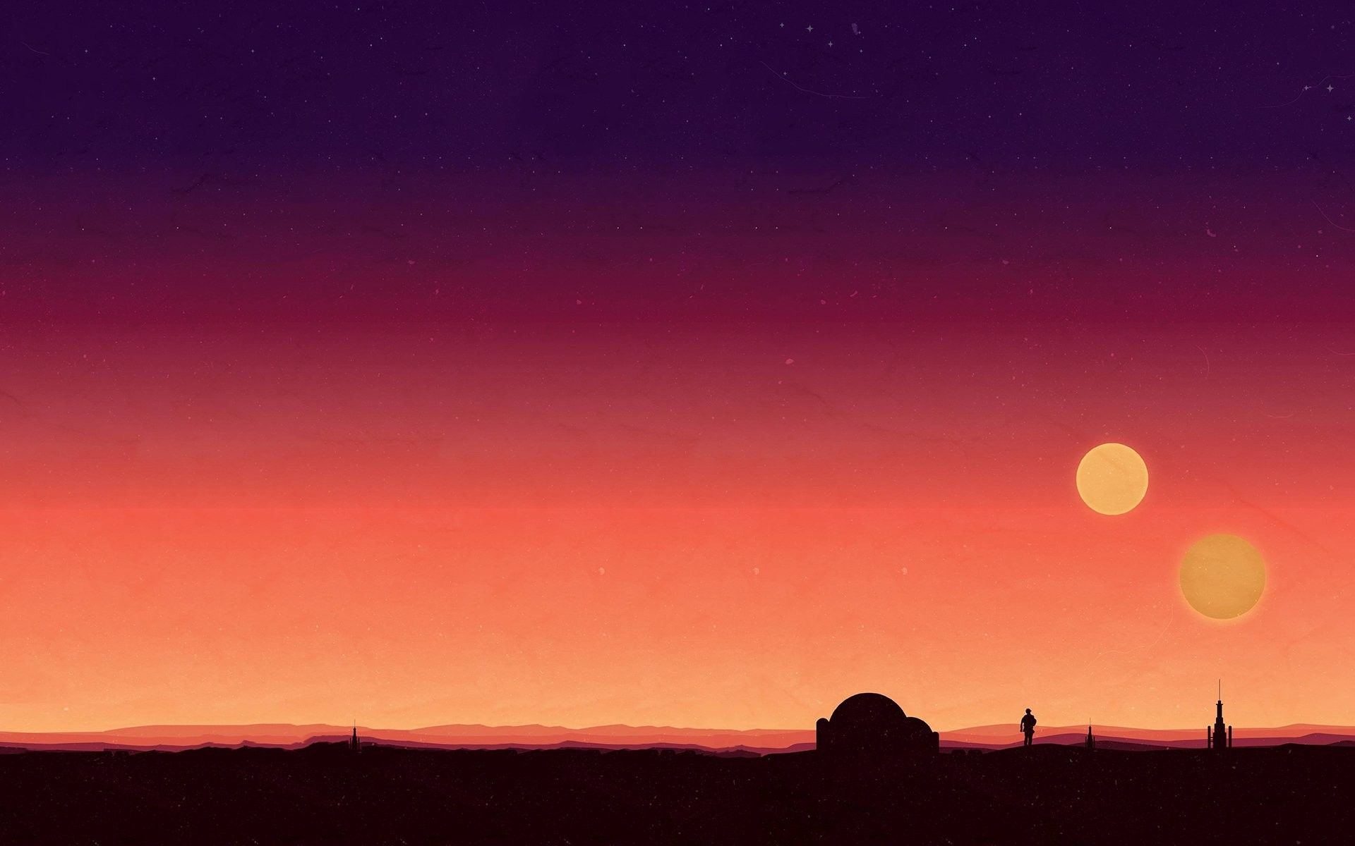 1920x1200 Wallpaper Star Wars Landscape Art, Desktop