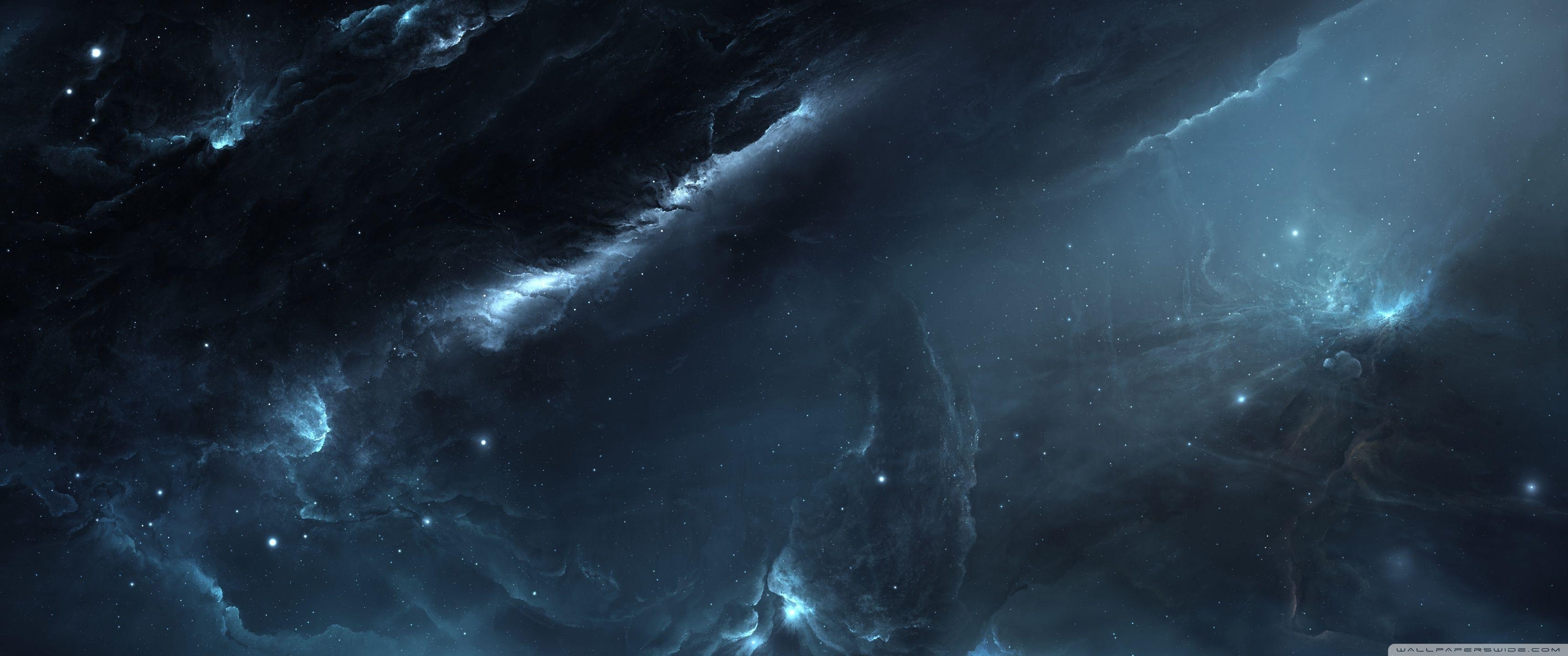 3440x1440 Starkiteckt space art HD desktop wallpaper, Dual Screen