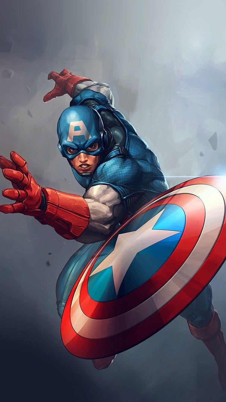 750x1340 Captain America iPhone Wallpaper Free Captain America iPhone, Phone