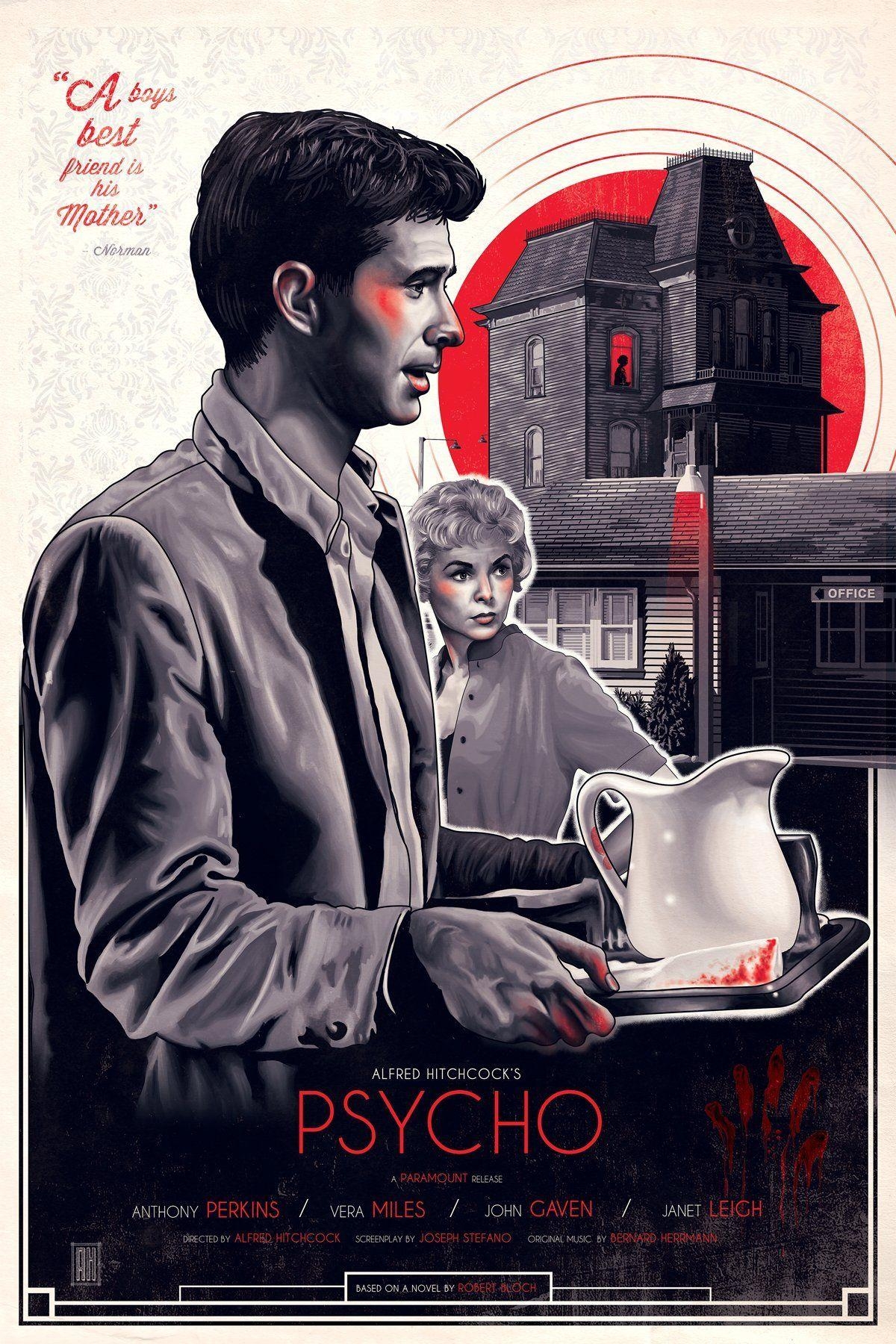 1200x1800 Psycho (1960) HD Wallpaper From Gallsource.com. Movie posters, Phone