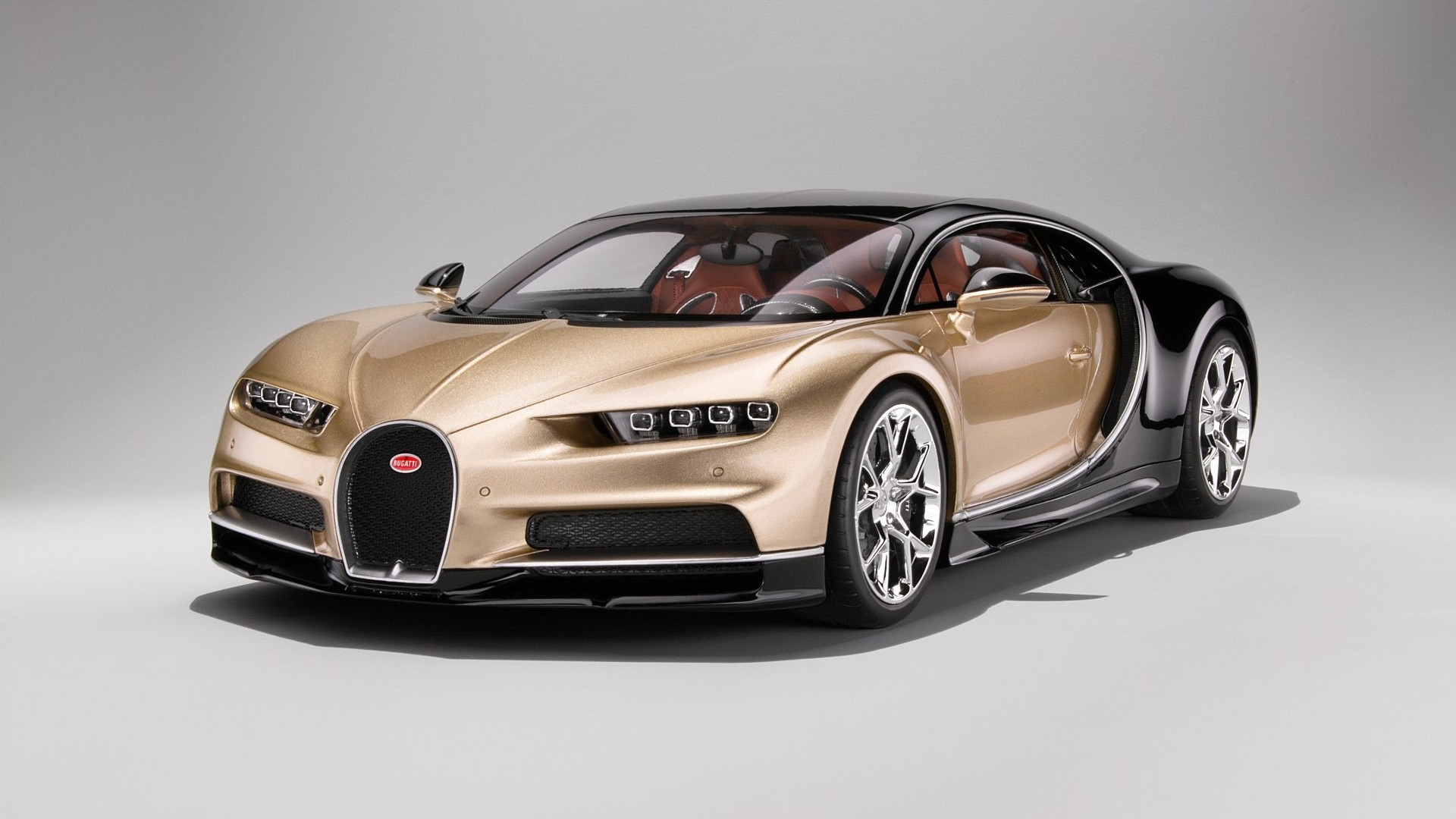 1920x1080 Golden Bugatti Chiron Wallpaper 52333, Desktop