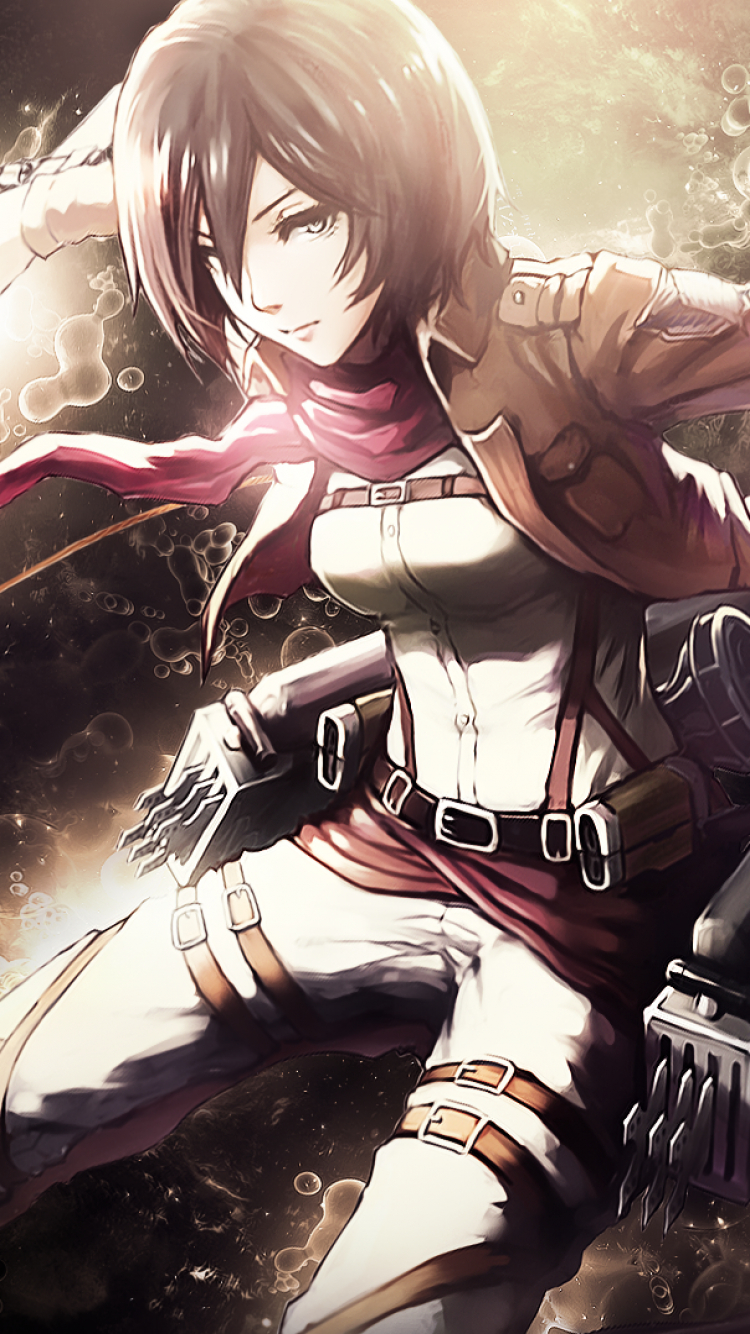 750x1340 Attack On Titan Mikasa Wallpaper Phone, Phone