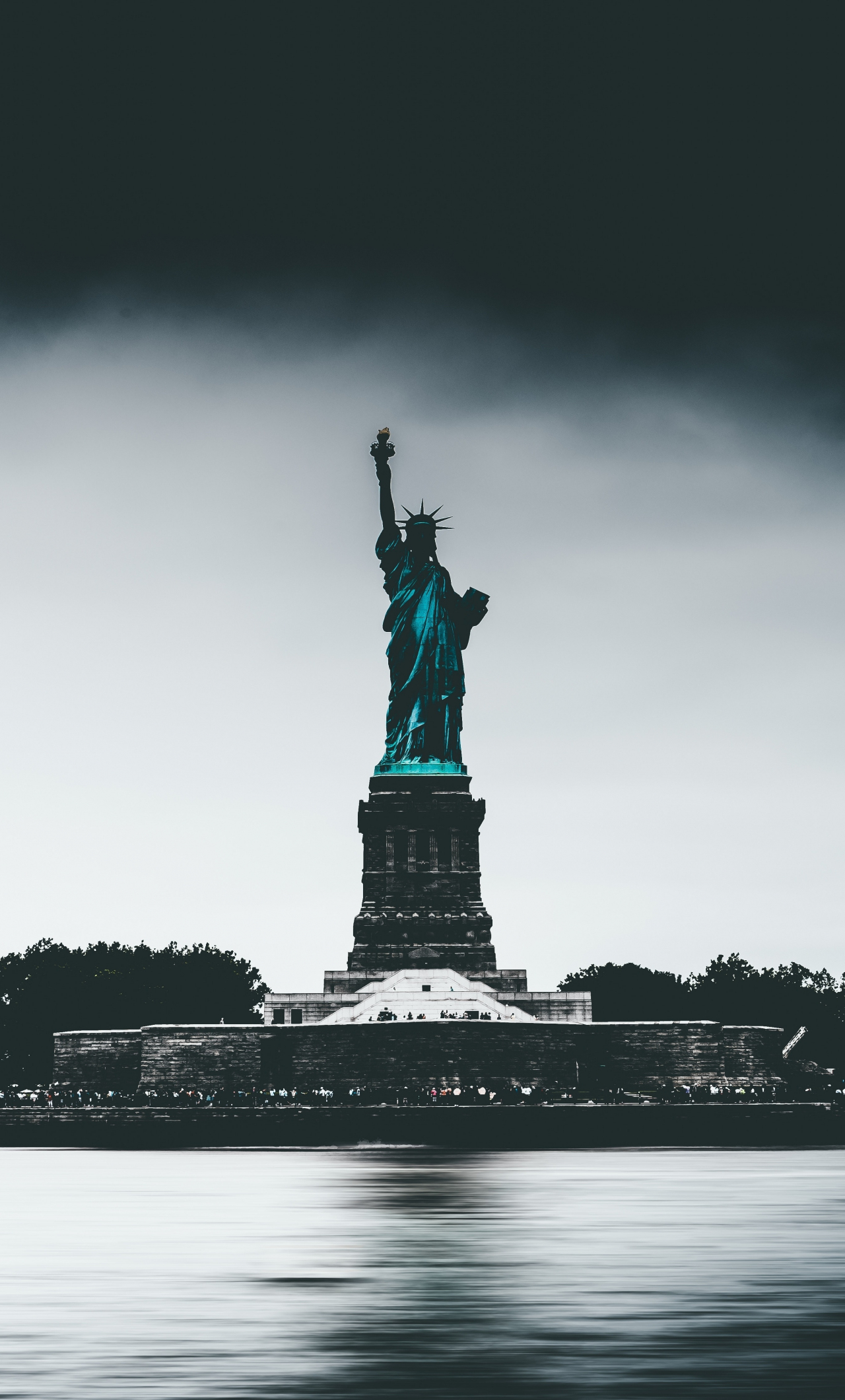 1280x2120 Download wallpaper  statue of liberty, city, new york, iphone 6 plus,  HD background, 10391, Phone