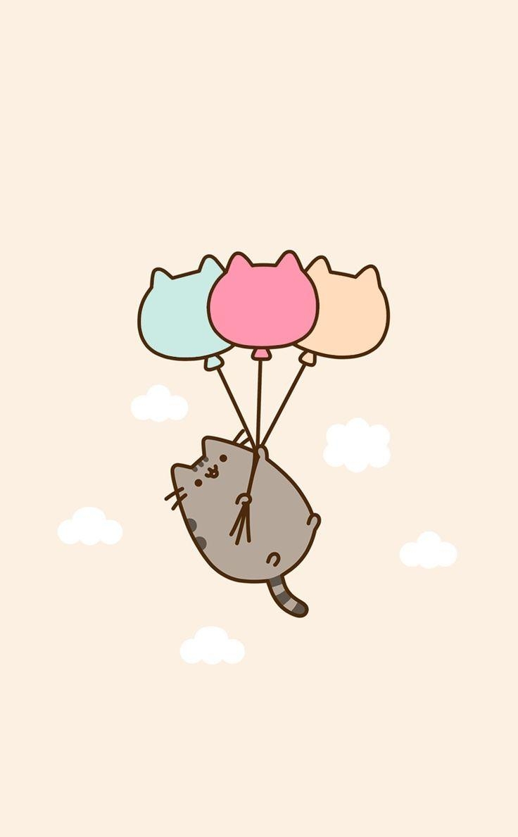 740x1190 Globo. Pusheen cute, Kawaii wallpaper, Cute drawings, Phone