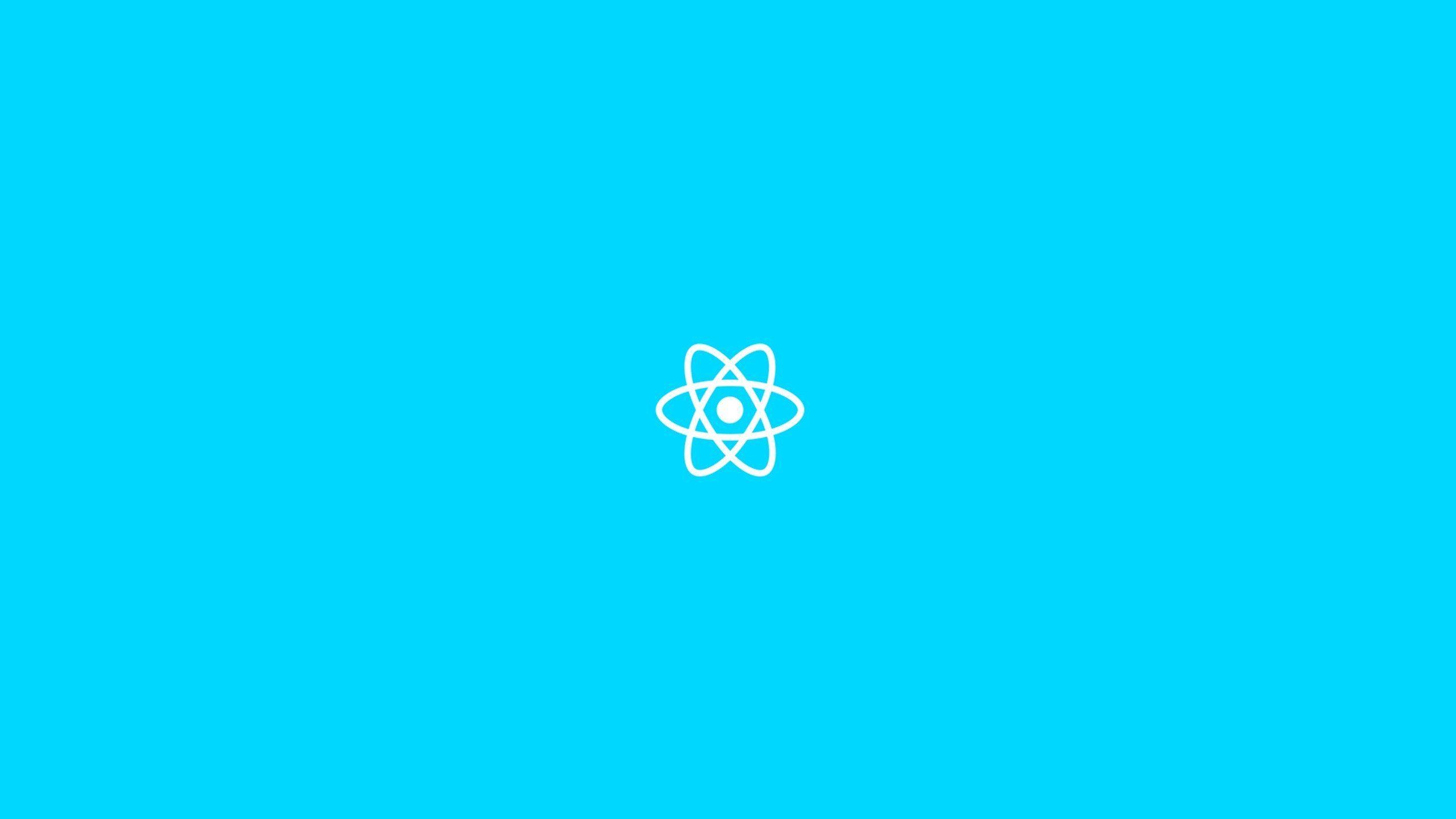 2560x1440 reactJS, Facebook, JavaScript, Minimalism, Simple background, Desktop