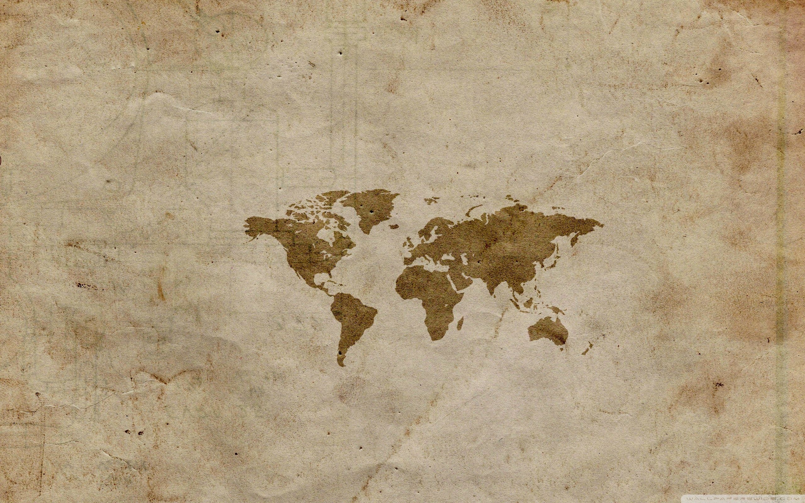 2560x1600 Vintage World Map Ultra HD Desktop Background Wallpaper for 4K UHD TV, Tablet, Desktop