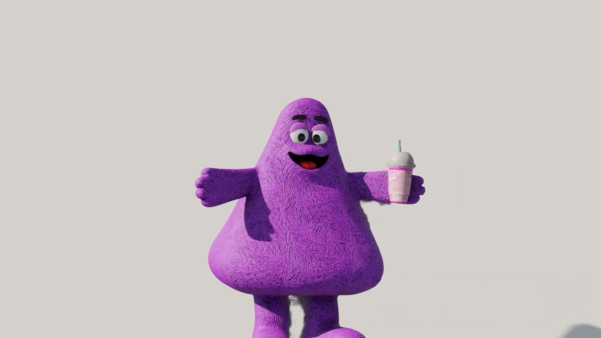 1920x1080 Grimace with shake pose Wallpaper Download, Desktop