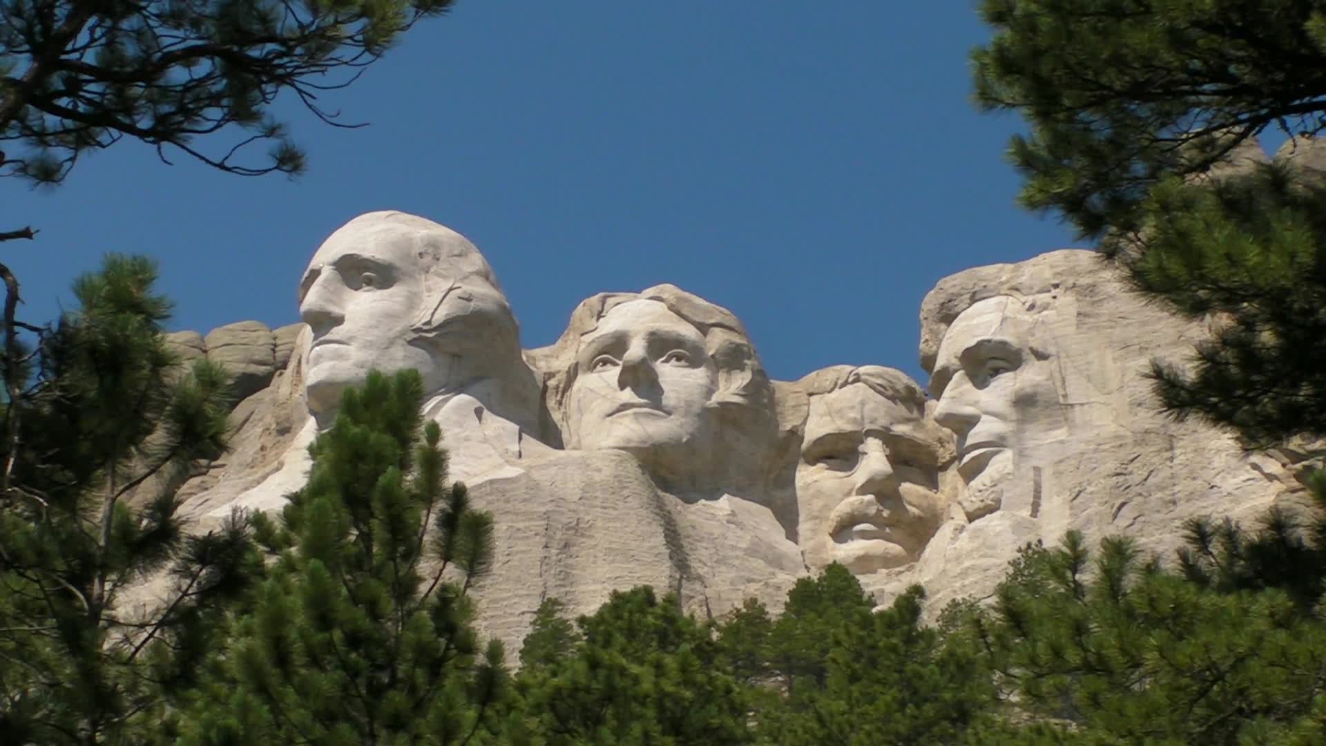 1920x1080 Mt. Rushmore from Below Hi Res Video, Desktop