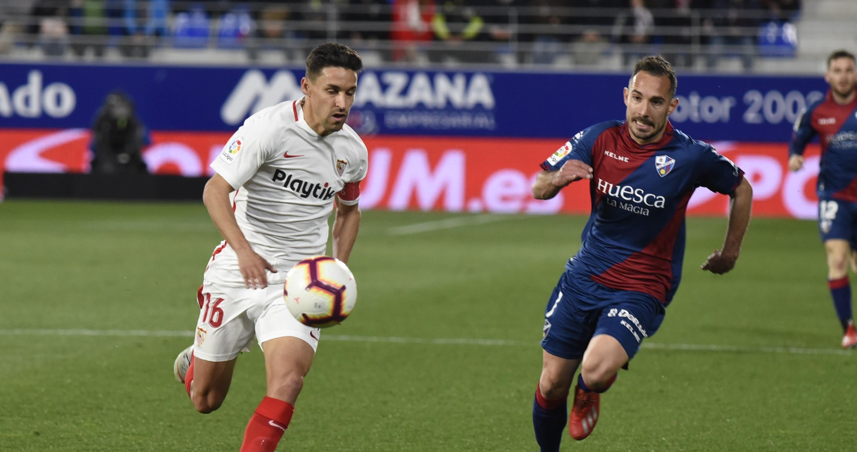 2830x1500 GALERÍA DE IMÁGENES DEL SD HUESCA SEVILLA FC, Desktop