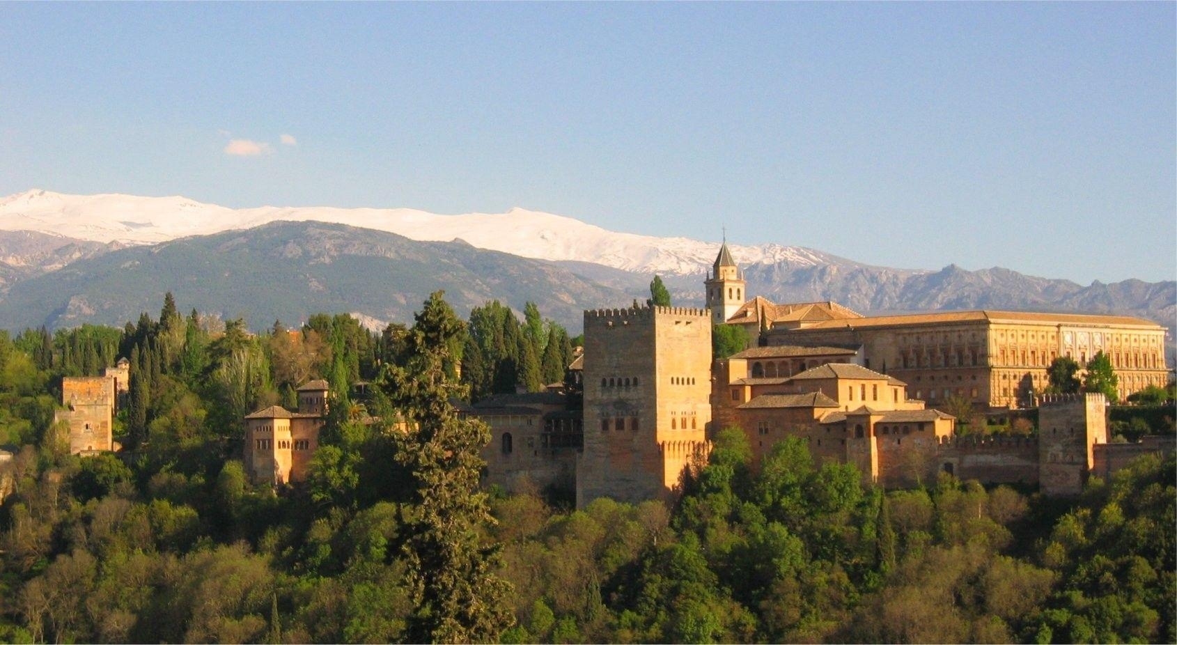 1690x930 Granada Tag wallpaper: Alhambra Granada Spain Peisaj Spania, Desktop