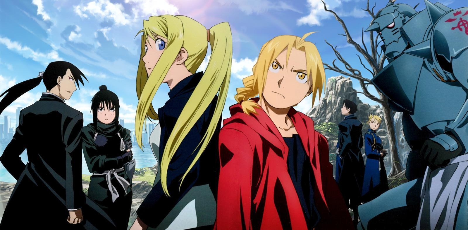 1600x790 Wallpaper fullmetal alchemist brotherhood, Dual Screen