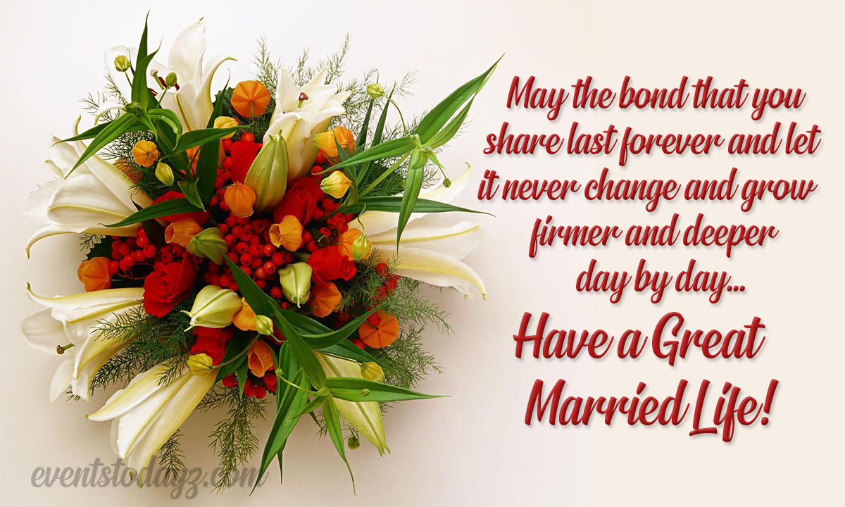 1200x720 Happy Married Life Wishes & Quotes With Image 2021, Desktop