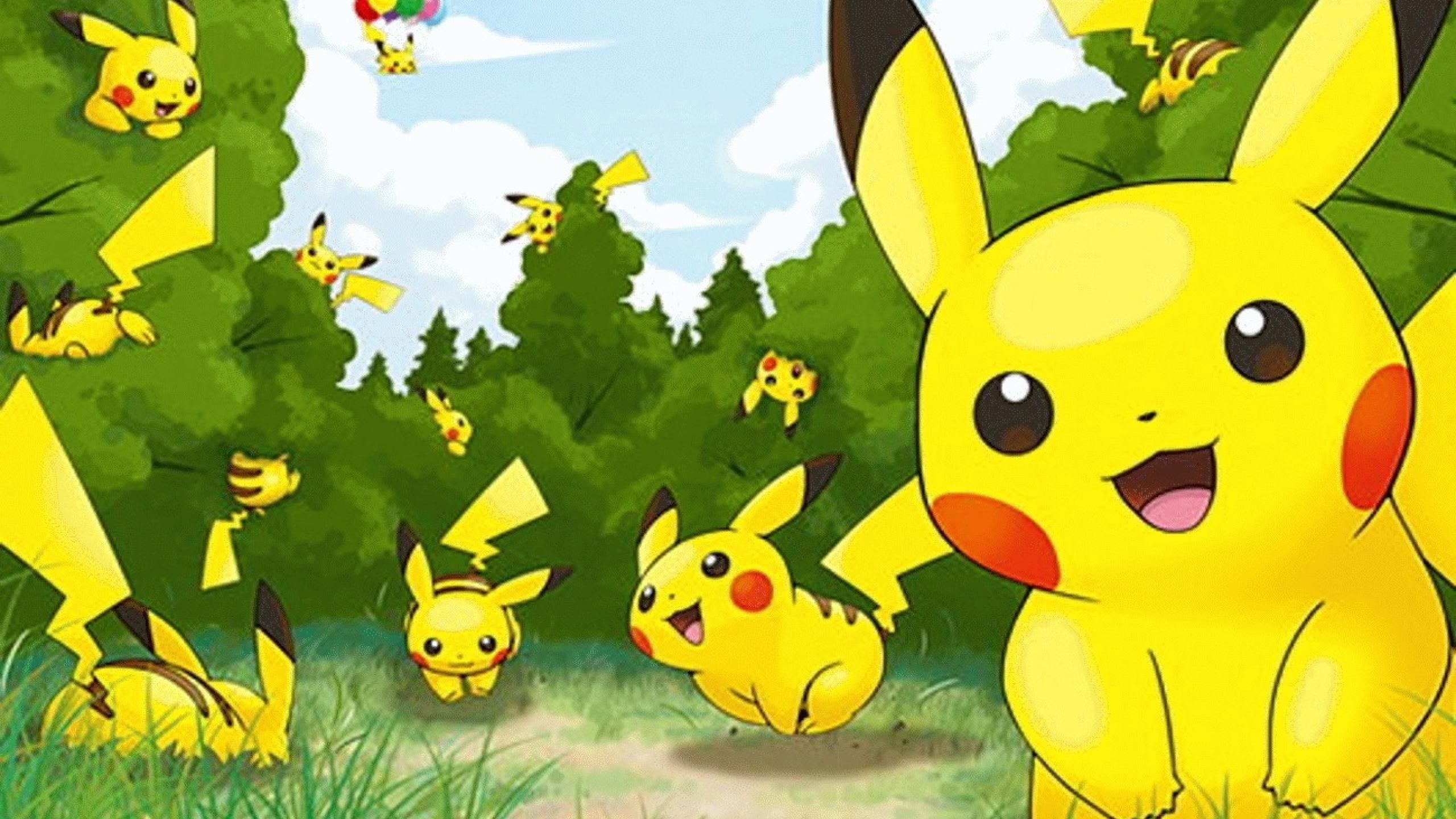 2560x1440 Awesome Pokemon Pikachu HD Image Wallpaper Background For Laptop. Pikachu wallpaper, Cute pikachu, Pikachu, Desktop