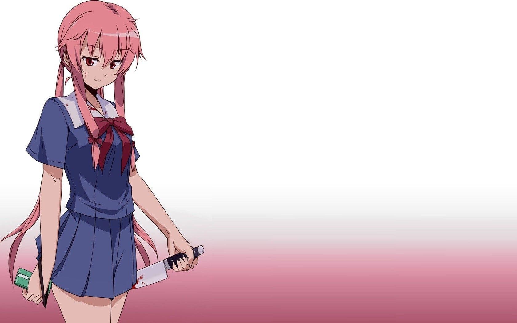 1680x1050 Mirai Nikki, Gasai Yuno Wallpaper HD / Desktop and Mobile Background, Desktop