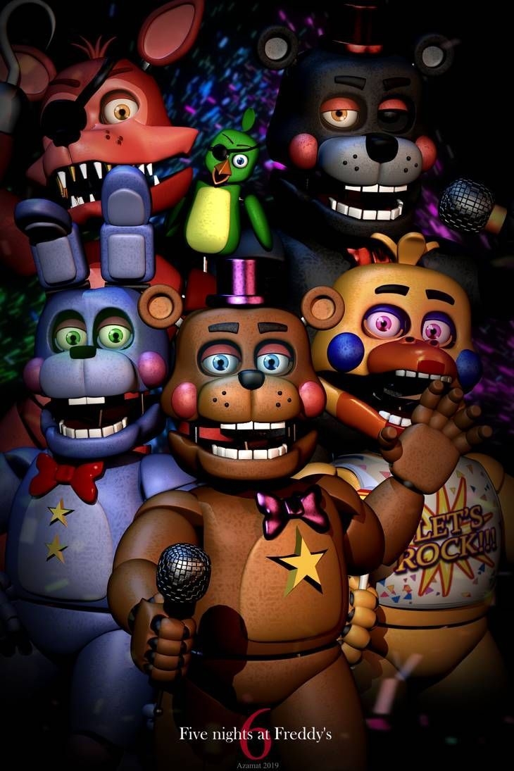 730x1100 Rockstar Assemble poster. Fnaf, Phone