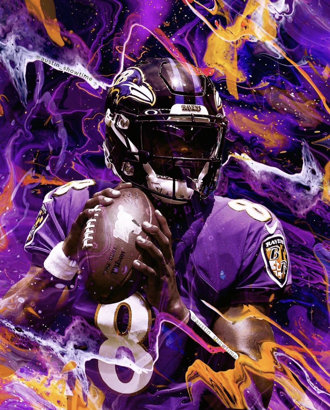 1130x1400 Lamar Jackson Wallpaper, Phone