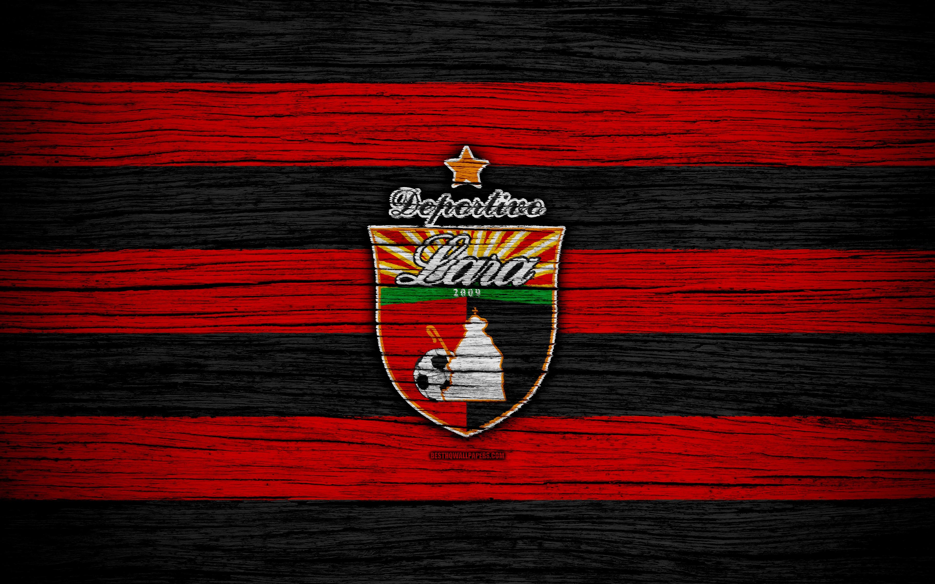 3840x2400 Download wallpaper Deportivo Lara FC, 4k, logo, La Liga FutVe, Desktop