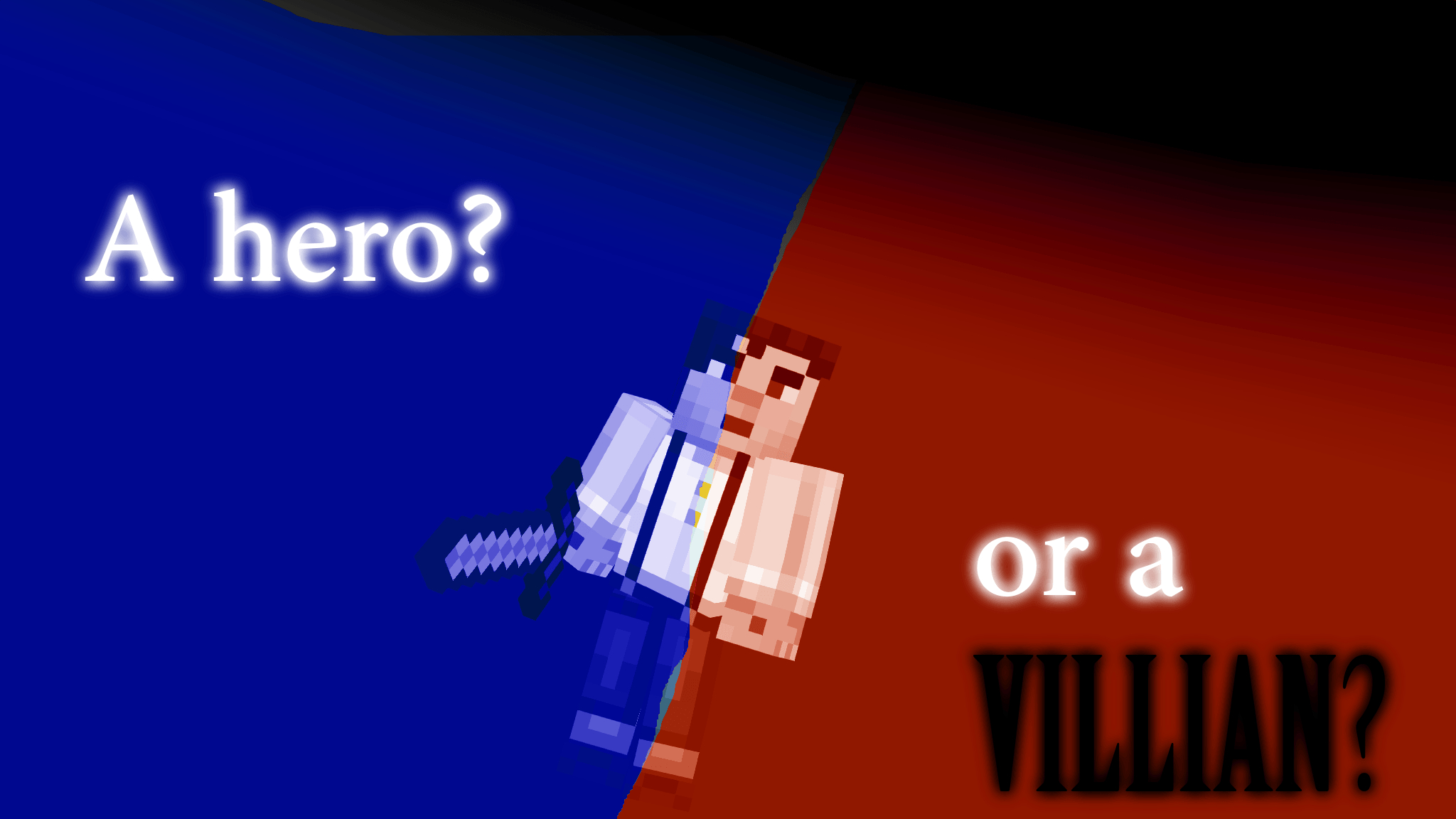 2050x1160 Minecraft: Story Mode Wallpaper: A Hero? or a VILLIAN, Desktop