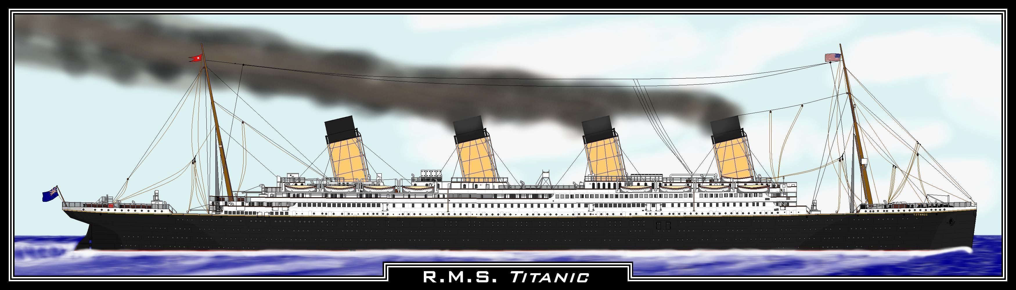 3500x1000 Rms Titanic Picture, Dual Screen