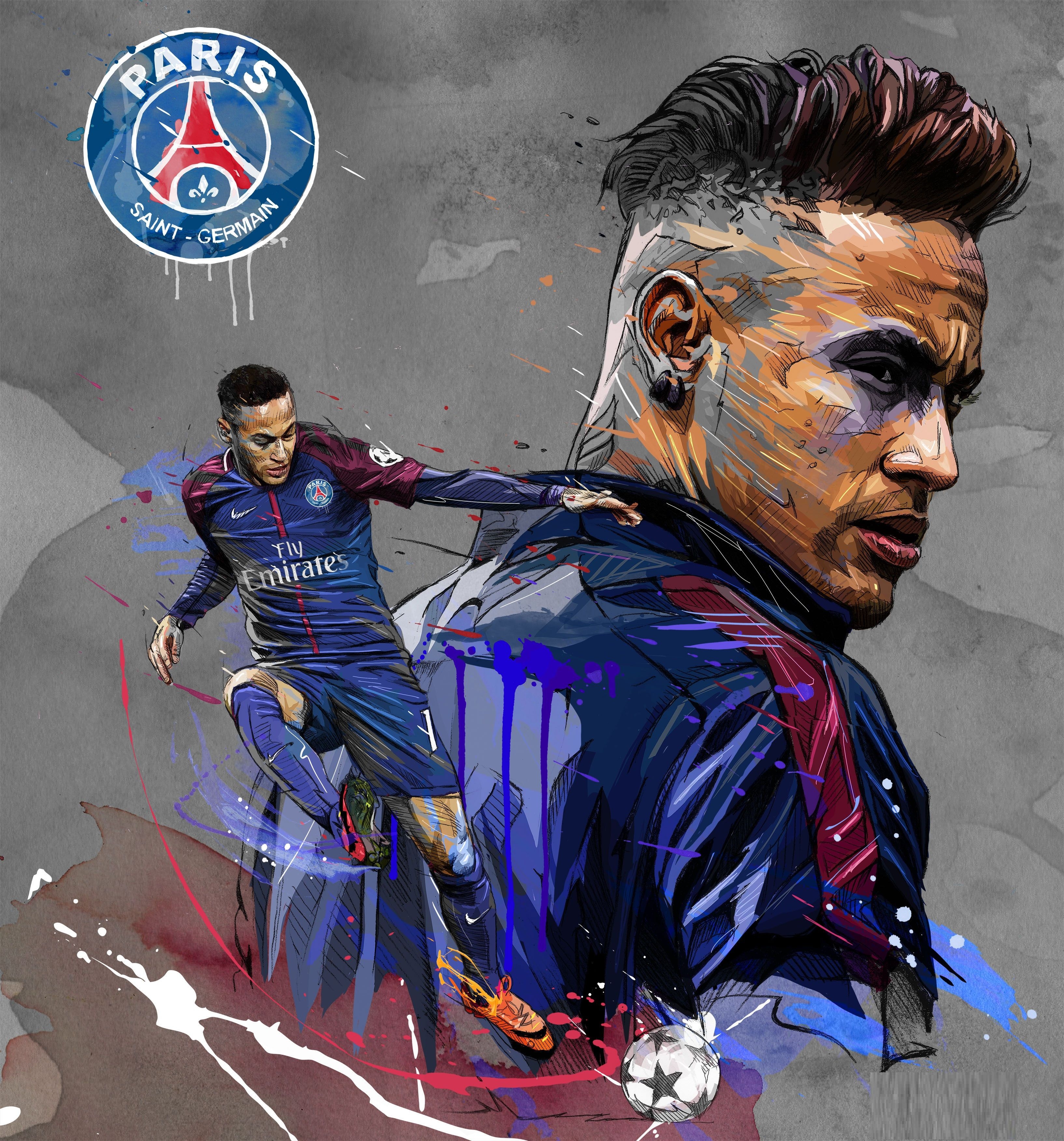 3270x3510 Neymar Wallpaper, Phone