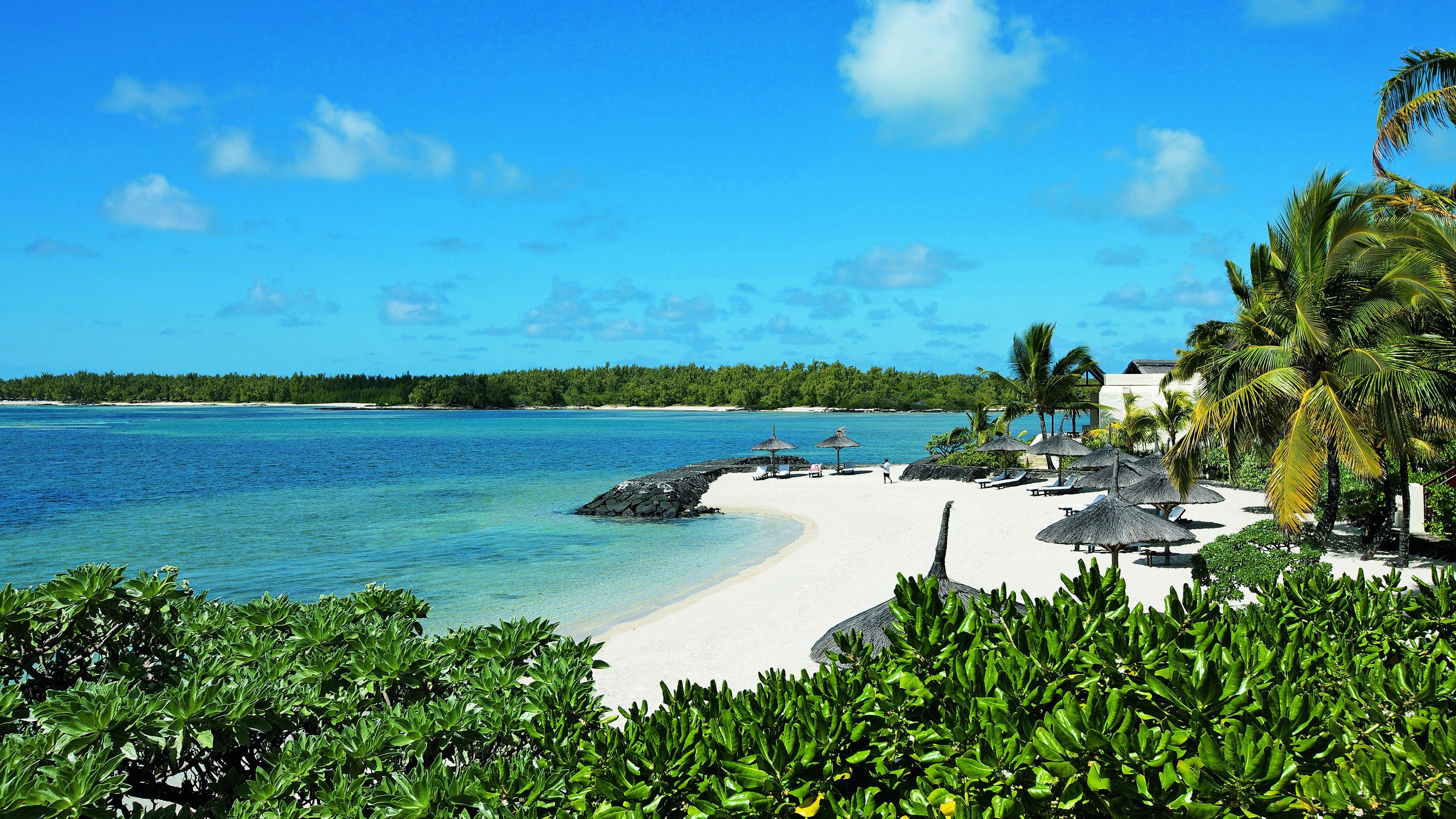 4500x2540 Beaches: Tropical Sand Ocean Mauritius Lagoon Escape Indian Sea, Desktop