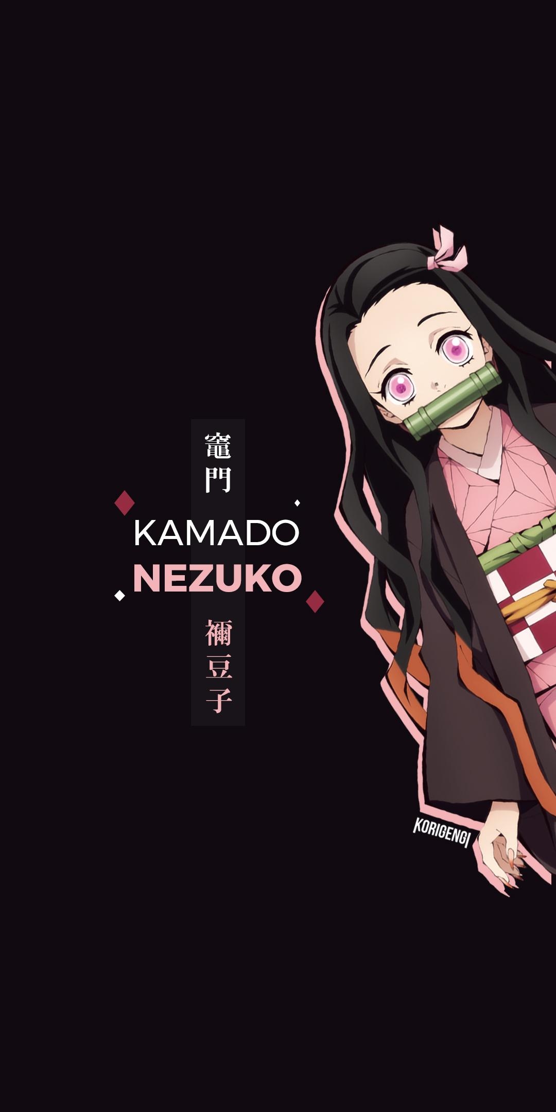 1080x2160 Kamado Nezuko no Yaiba Wallpaper, Phone