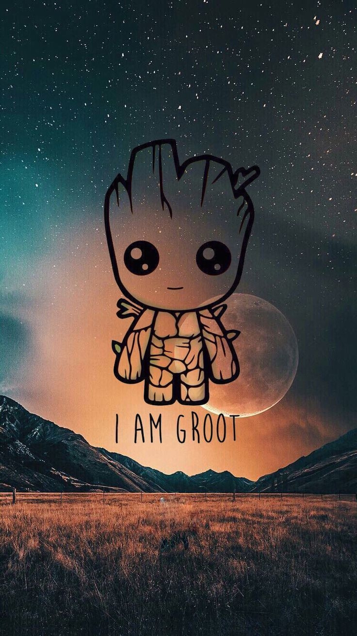 740x1310 I AM Groot Wallpaper Free I AM Groot Background, Phone