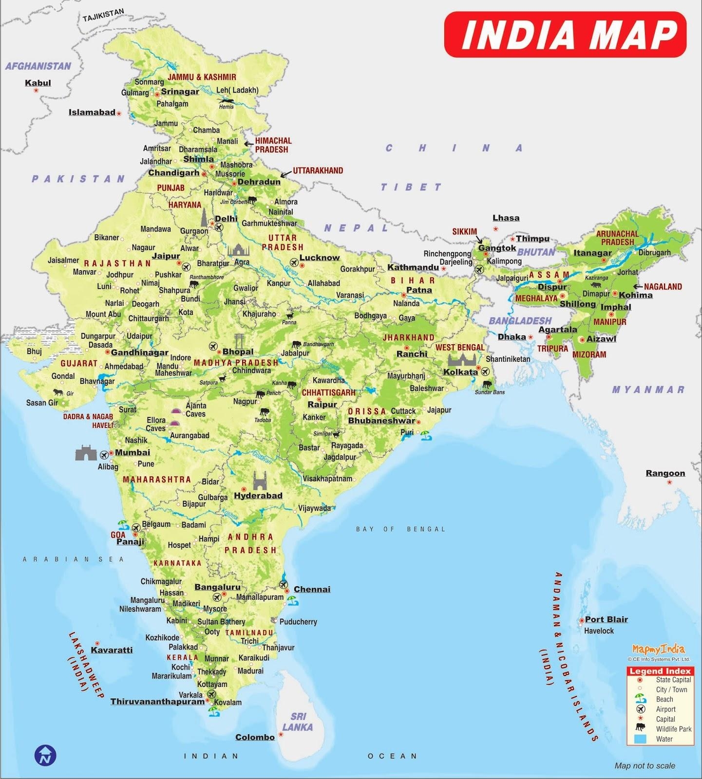 1450x1600 Hd India Map From Cdn 10, Phone