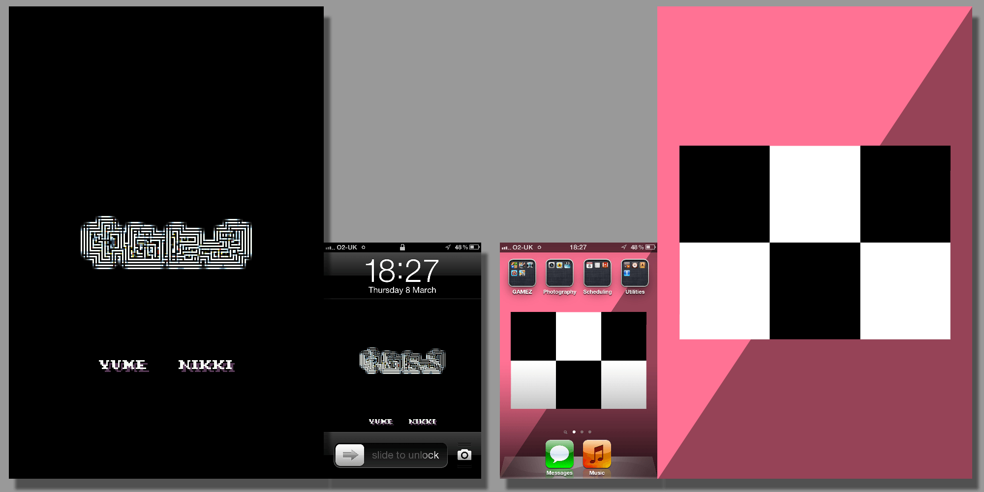 2000x1000 Yume Nikki Wallpaper Set, Dual Screen