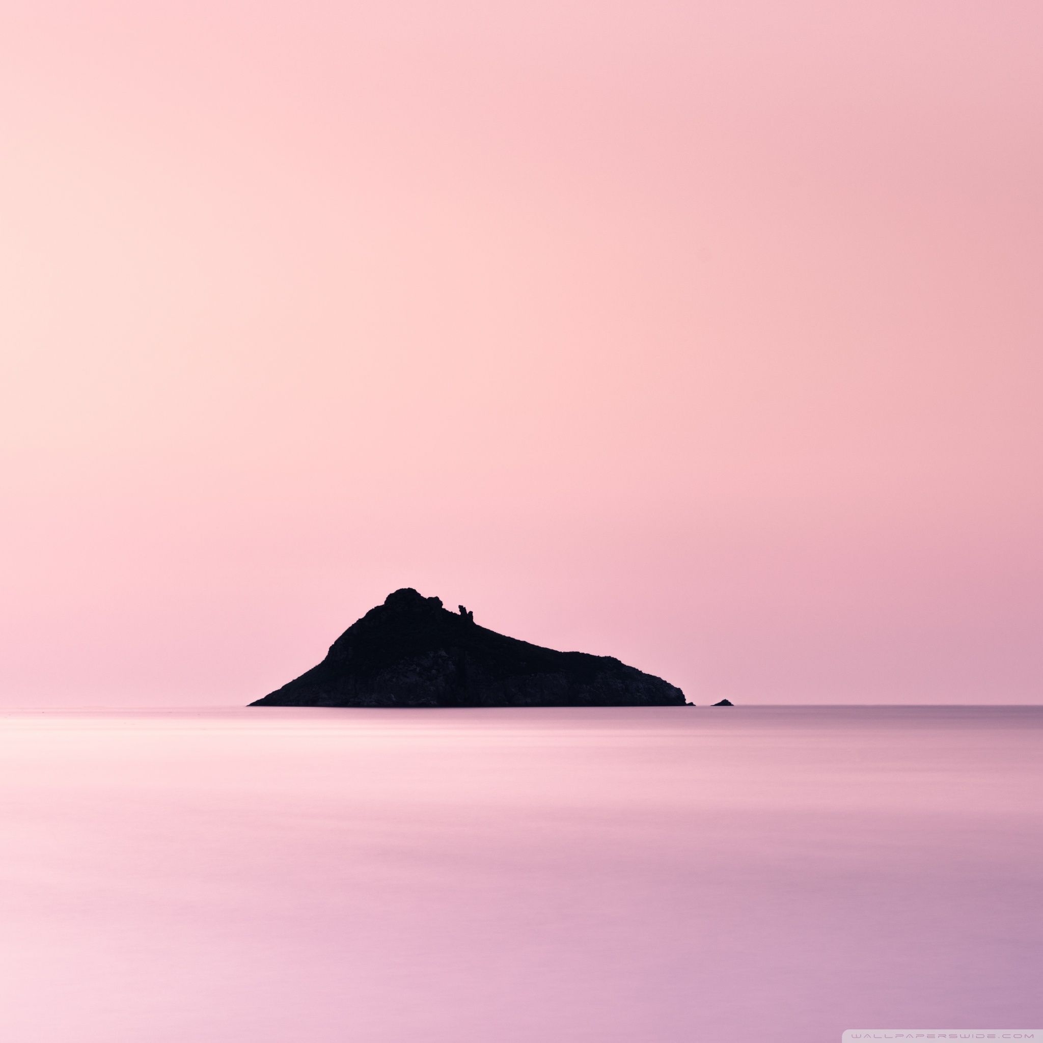 2050x2050 Pink Sea Aesthetic Ultra HD Desktop Background Wallpaper for 4K, Phone