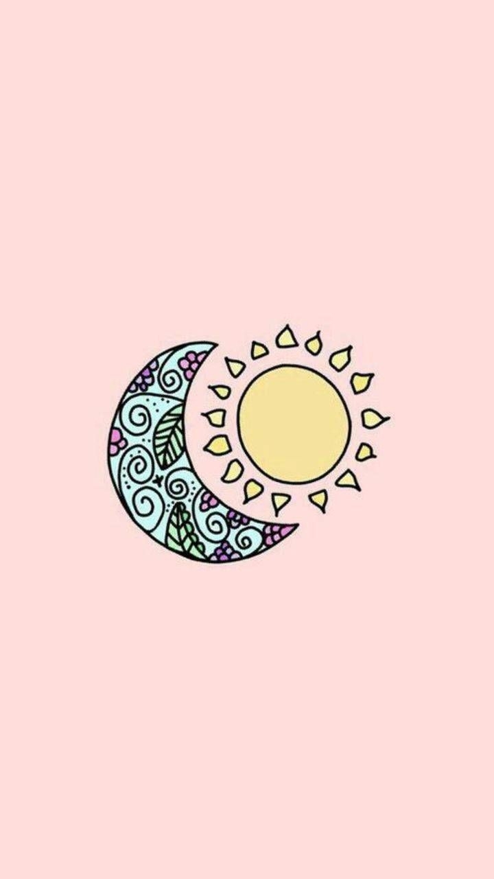 720x1280 Download Sun and Moon Wallpaper by Tw1stedB3auty now. Browse millions of popula in 2020 iphone wallpaper, Hipster wallpaper, Cute wallpaper, Phone