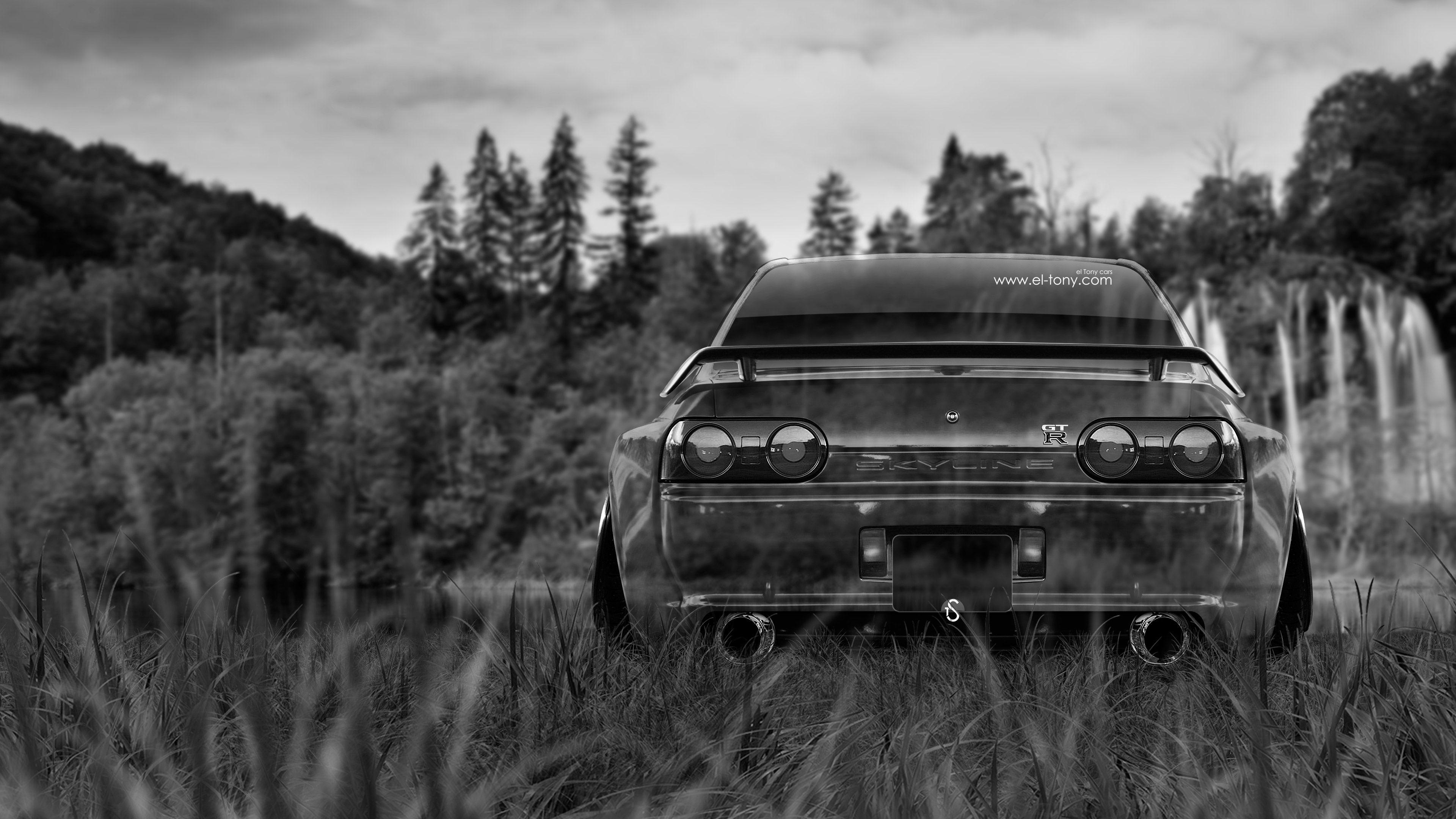 3840x2160 Nissan Skyline GTR R34 JDM Crystal Nature Car 2015 Wallpaper el, Desktop