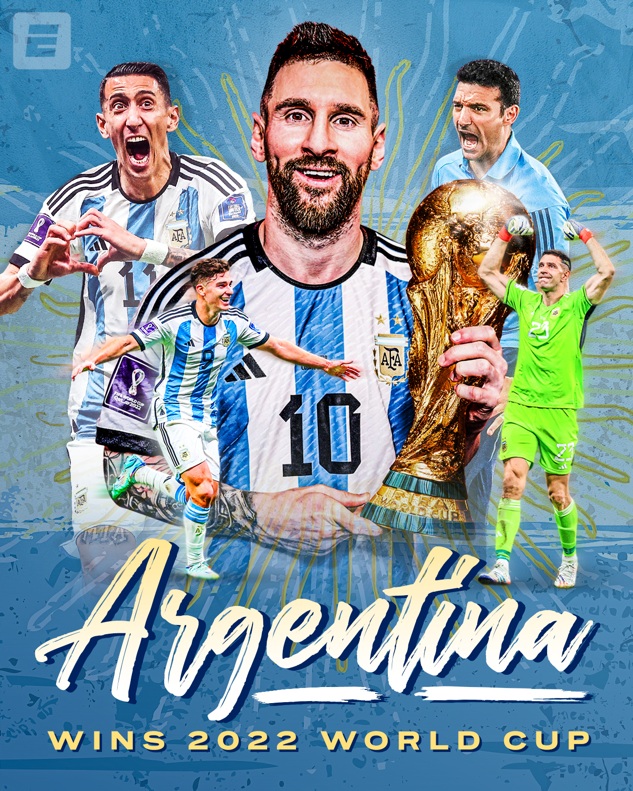 1300x1620 ESPN AND ARGENTINA ARE WORLD CUP CHAMPIONS, Phone