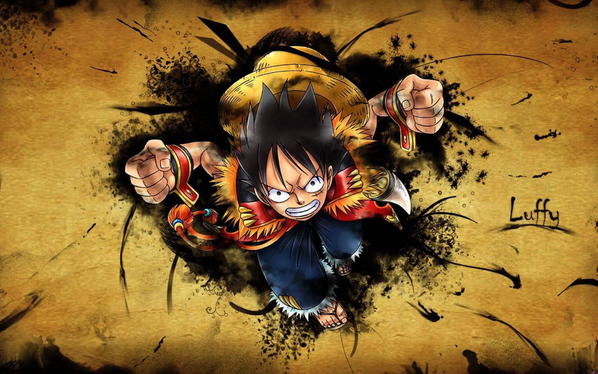 1920x1200 Download One Piece 4k Luffy's Straw Hat Wallpaper, Desktop