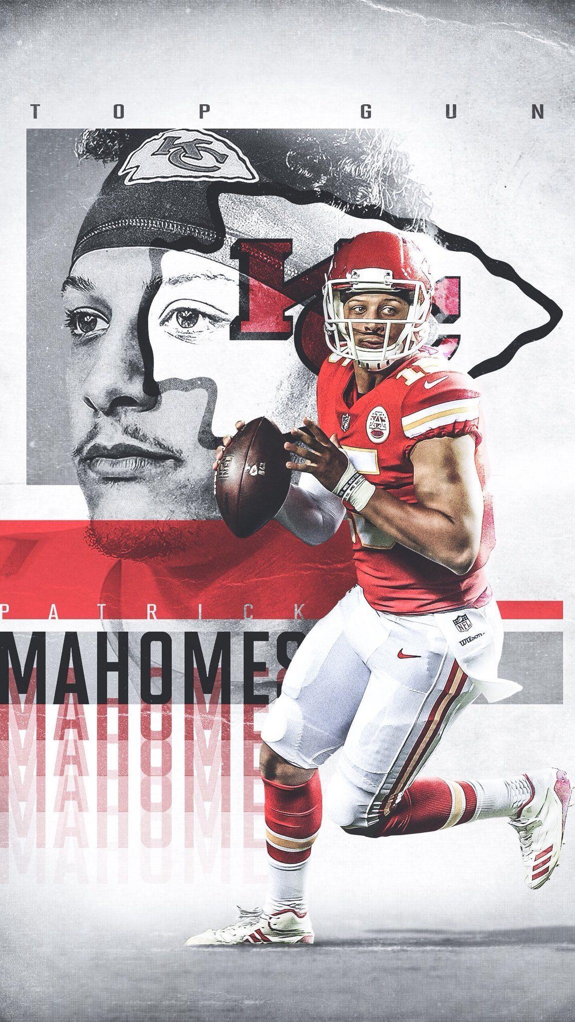 1160x2050 Patrick Mahomes // Kansas City Chiefs // NFL // iPhone Wallpaper + Background. Sports graphic design, Sports design inspiration, Sport poster design, Phone