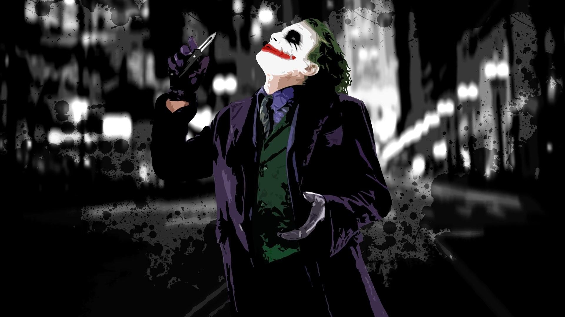 1920x1080 The Dark Knight Joker Desktop Wallpaper HD Black, Desktop