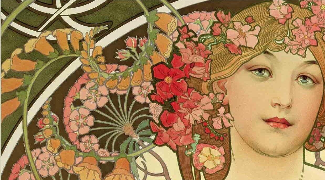 1240x690 Alphonse Mucha Pins, Desktop