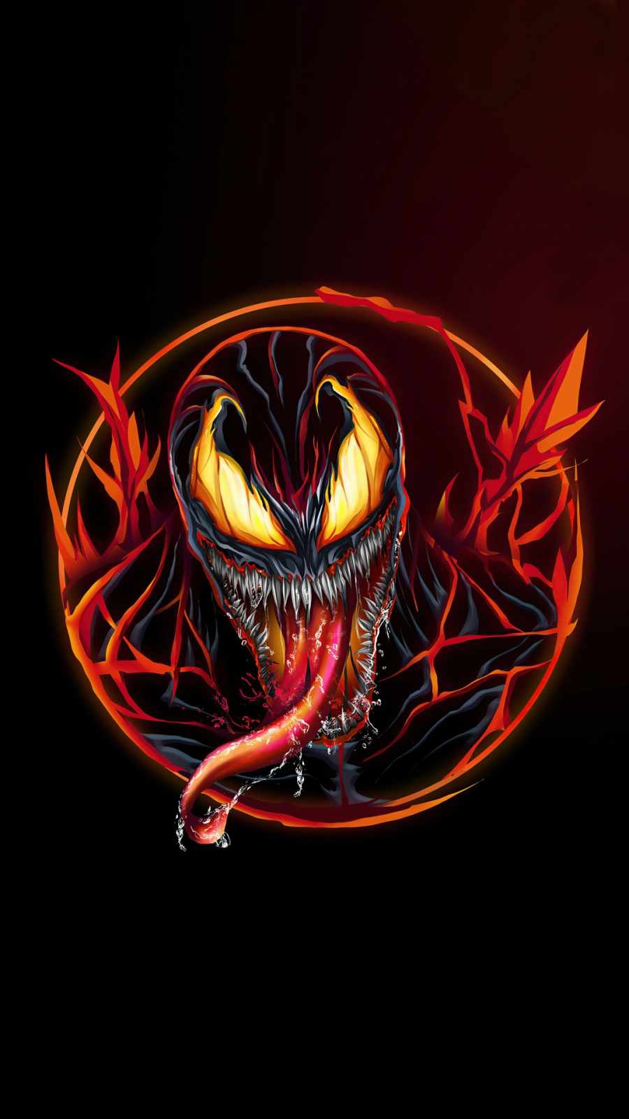 900x1600 Venom Carnage Fire IPhone Wallpaper Wallpaper, iPhone Wallpaper, Phone