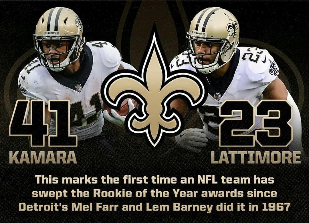 1080x780 Alvin Kamara & Marshon Lattimore. NFL Offensive & Defensive, Desktop