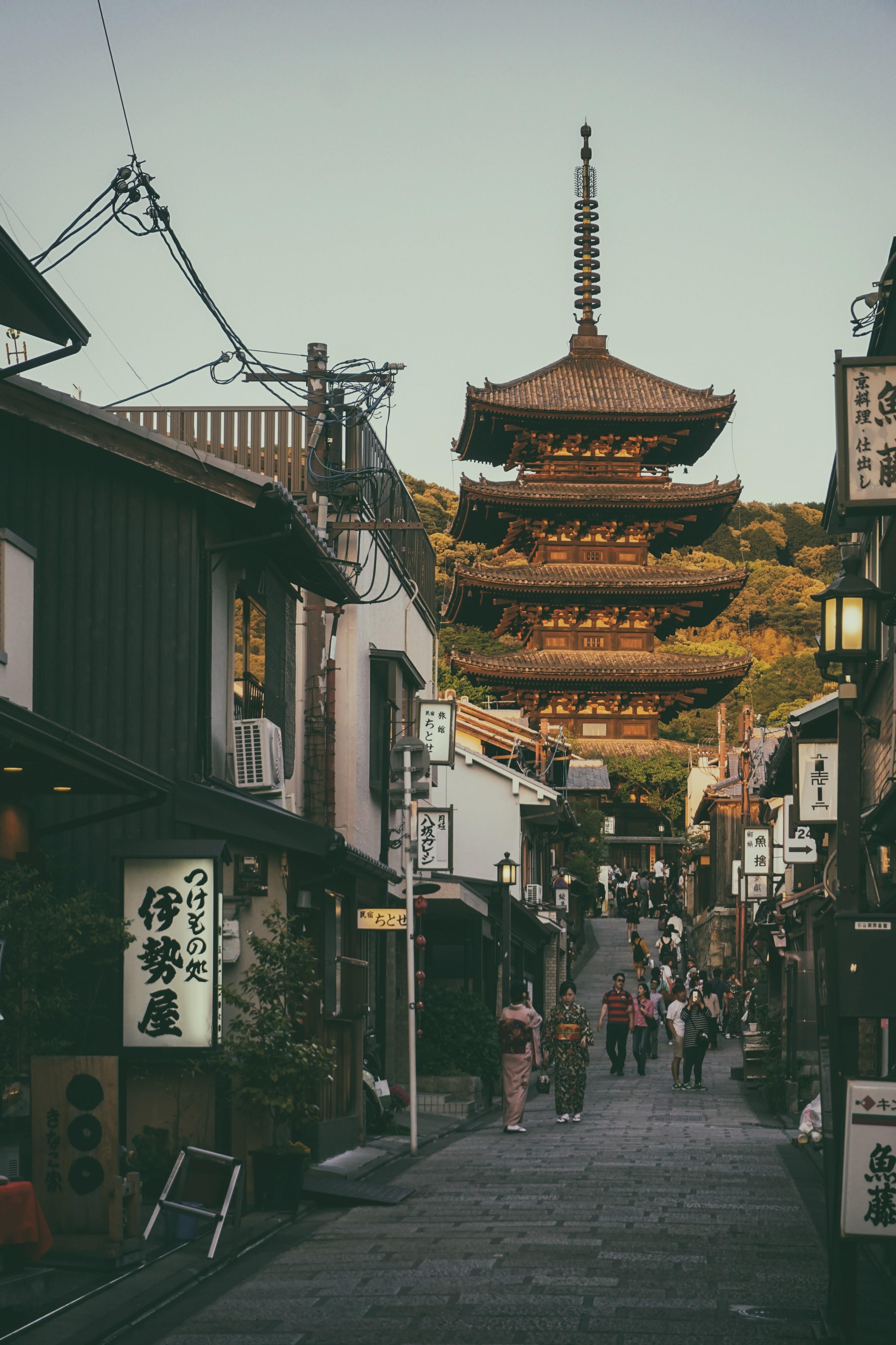 3840x5760 Oriental Temple Japan And Kyoto HD 4k Wallpaper, Phone