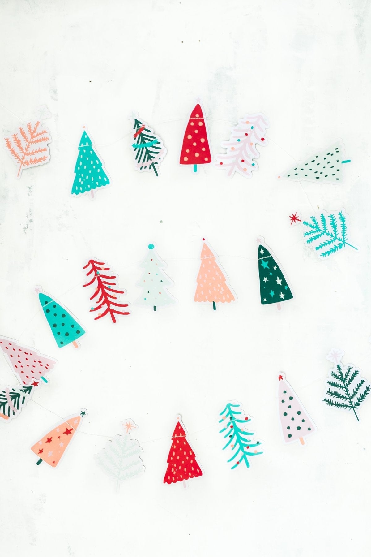 1200x1800 Colorful Christmas Tree Banner (6 Foot) From Ellie's Party Supply, Phone