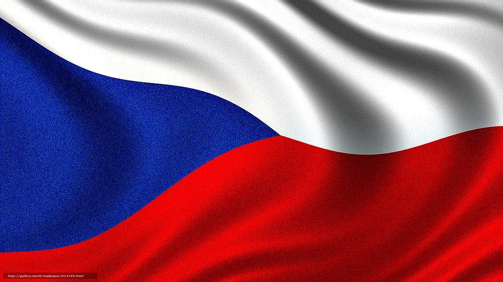 1600x900 Download wallpaper Flag of the Czech Republic, Czech, Czech Republic, Desktop