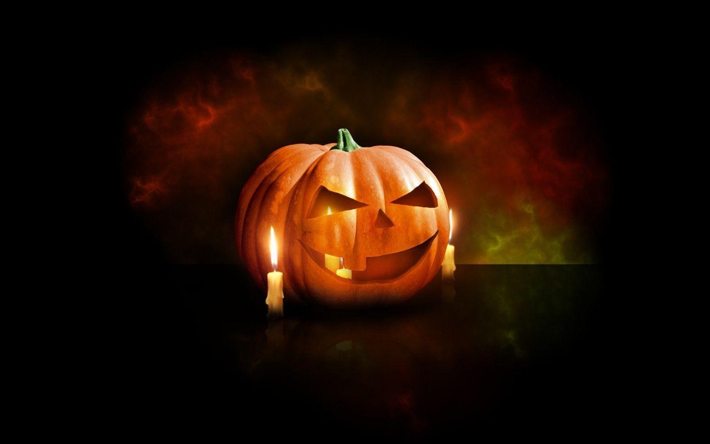 1440x900 Design a Halloween Pumpkin Wallpaper in Photohop+ Design, Desktop