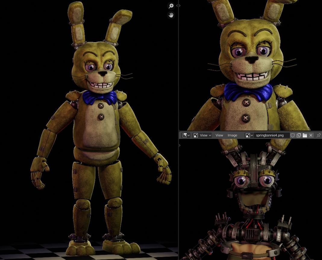 1070x870 Best Springbonnie Image On Pholder. Fredbear Atlas And Springbonnie P Body, Desktop