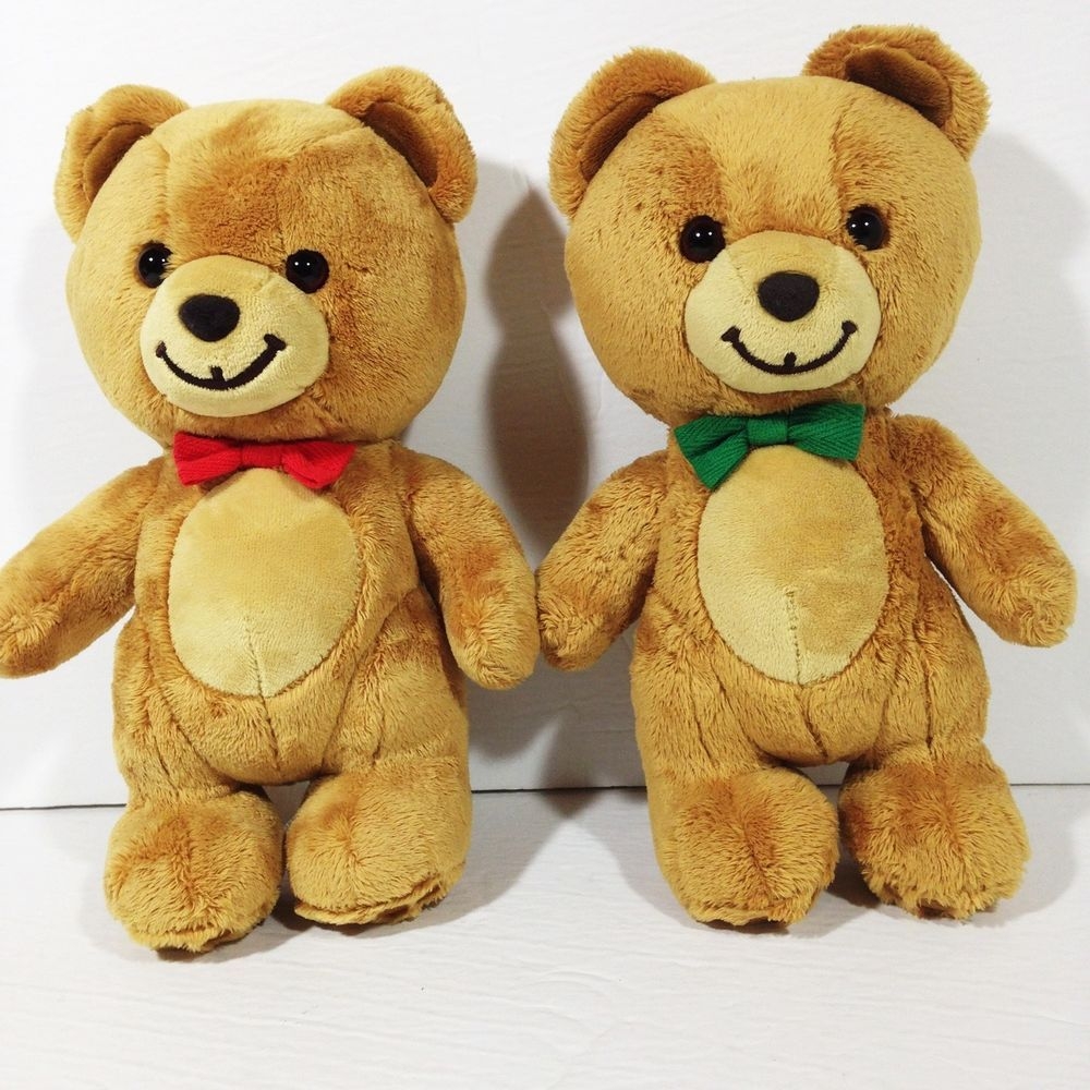 1000x1000 Kraft Peanut Butter bear plush green red bow 2 Gund bear #Gund, Phone