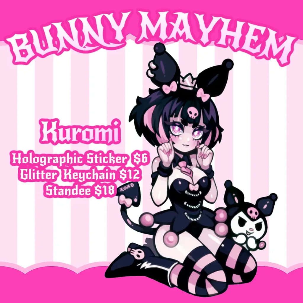 1030x1030 Download Kuromi Fanart: A Cute and Mischievous World Wallpaper, Phone